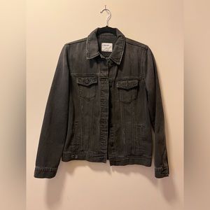 Old Navy Black Jean Jacket - Medium Tall